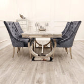 Arianna Marble Dining Table & Chairs